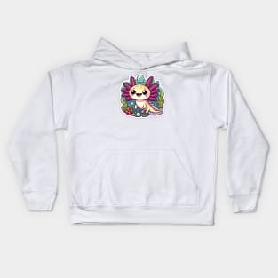 Cute Axolotl Kids Hoodie